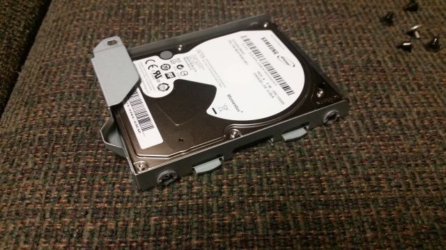 PS4 HDD in new bracket