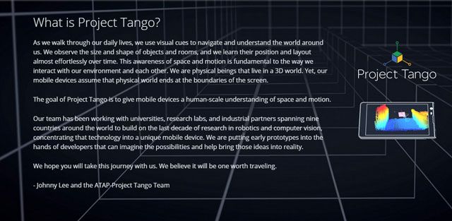 Futuristic Project - Project Tango