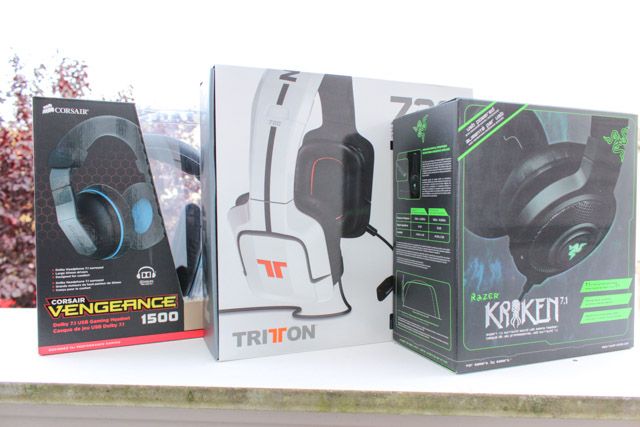 gaming headsets boxed