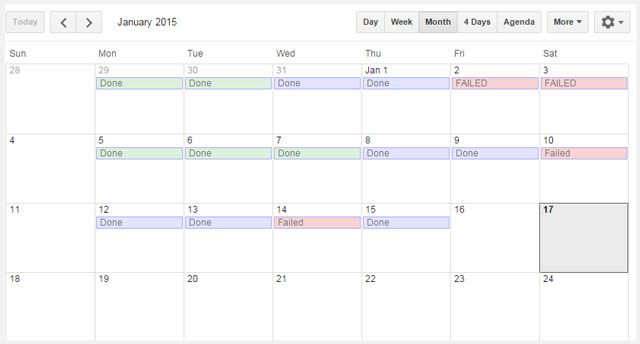 How To Use Google Calendar As A Visual Motivational Tool