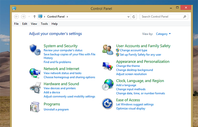 windows-8-control-panel