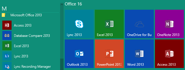 Office 16 with 2013 Suffix