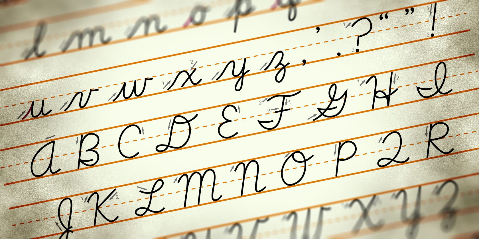 How To Write Big Cursive Letters