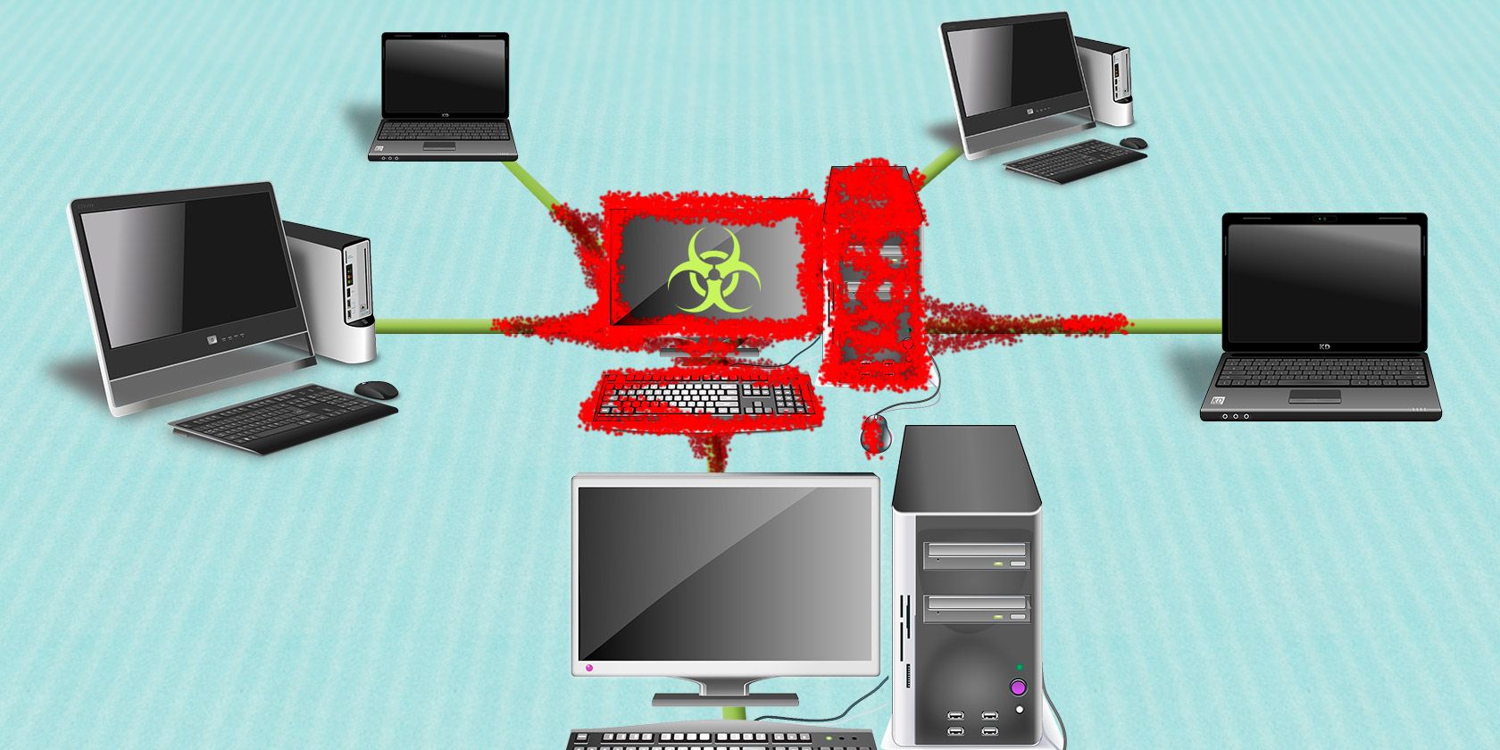 virus spreading between computers