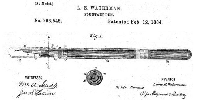 waterman-fountain-pen-patent