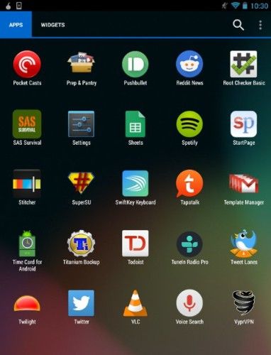 work android no games installed