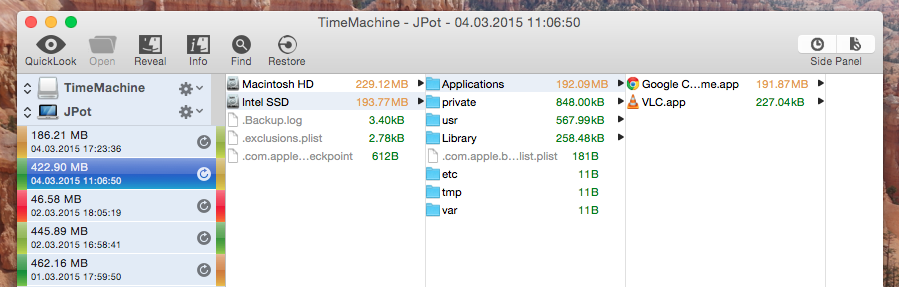 BackupLoupe BackupLoupe