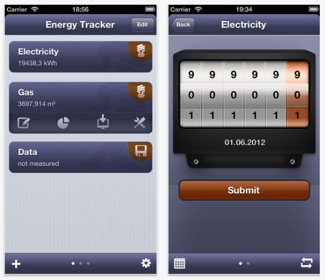 energy tracker app