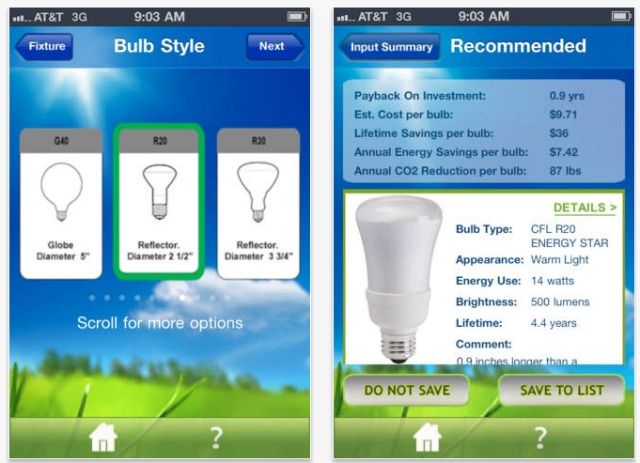 light bulb finder app
