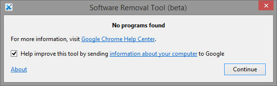 8.2 chrome software removal tool