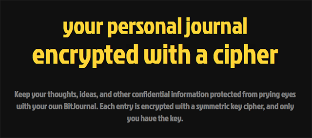 bitjournal-secure-online-journal