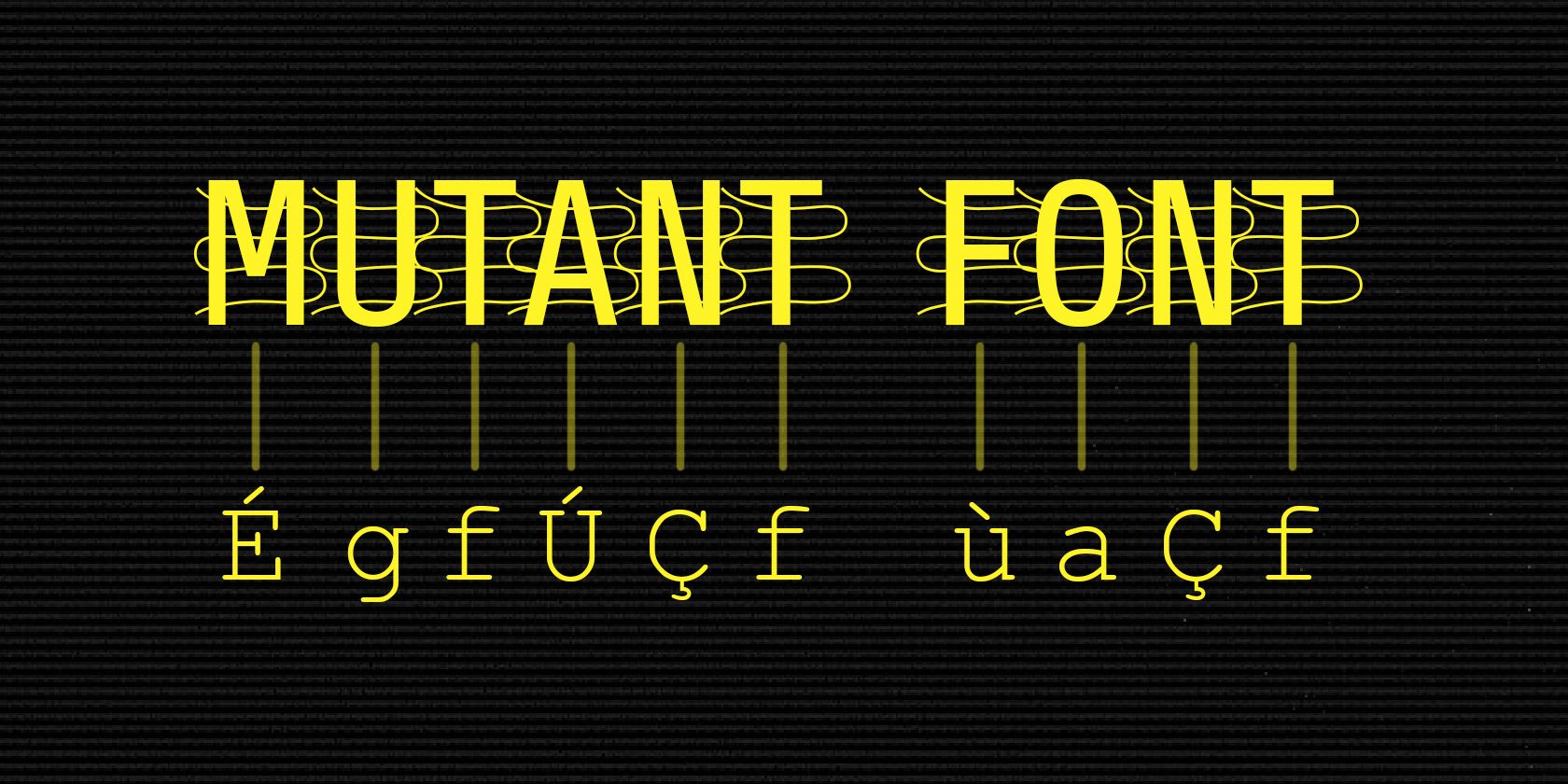 mutant-font