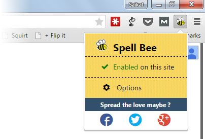 SpellBee -- Chrome extension for education