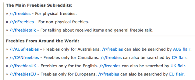 reddit-freebies