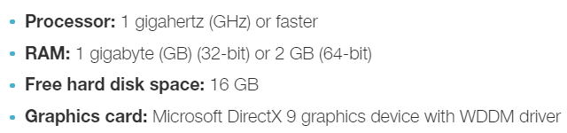 Windows 10 Hardware Requirements