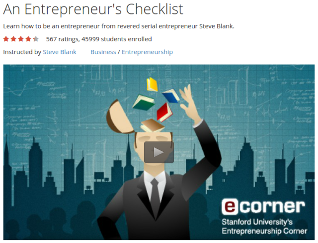 An Entrepreneur's Checklist