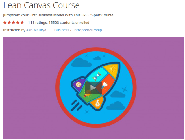 Lean Canvas Course