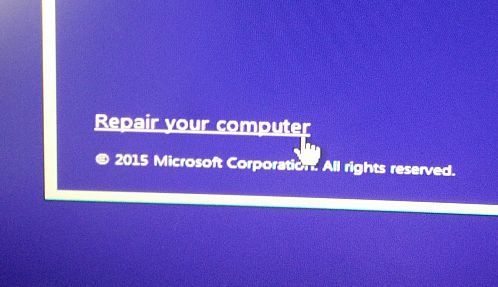 Windows 10 Repair Your Computer