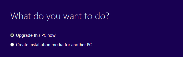 Windows 10 Upgrade This PC