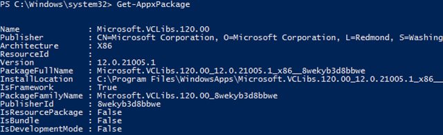 windows-10-powershell-get-appxpackage