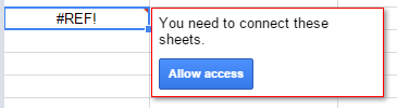 Allow Sheet Access