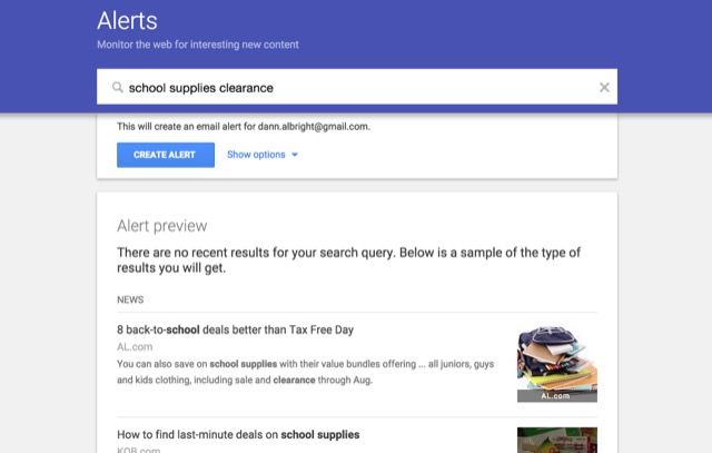 google-alert-school-supplies