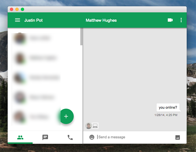 sign out of google hangouts on mac