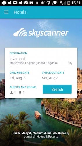 hotel-skyscanner-app