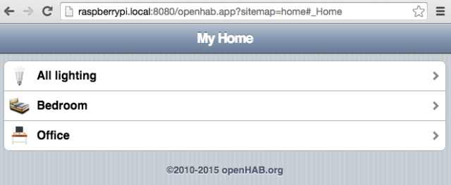 openhab first sitemap