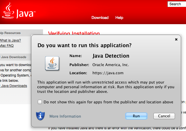 get osx to stop asking for java update