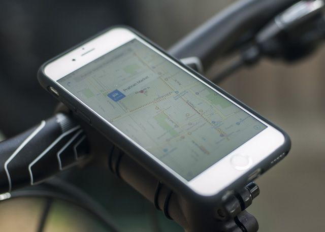 bike-mounted iphone 6s