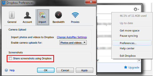 Dropbox-Disable-Screenshots