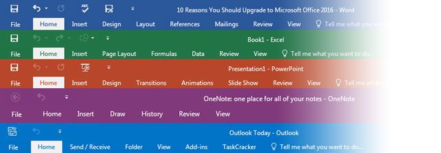 Microsoft Office 2016 - Themes