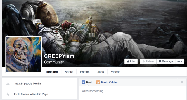 FB screenshot CREEPYism