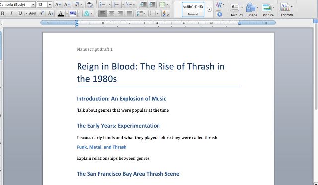 thrash-document-example