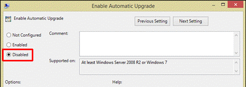 Disable Automatic Update Office 2013