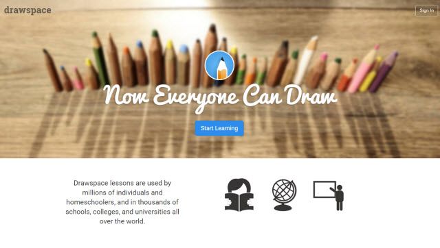 Online Learning Website - Drawspace