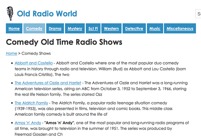 old-radio-world