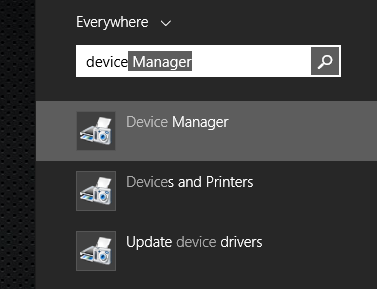 check windows device manager