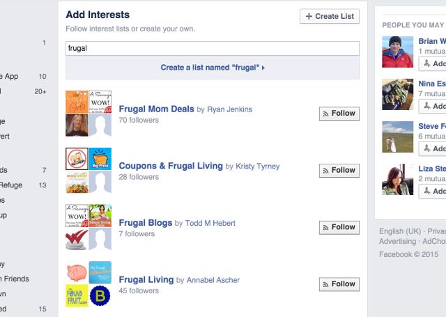 facebook-frugal-lists