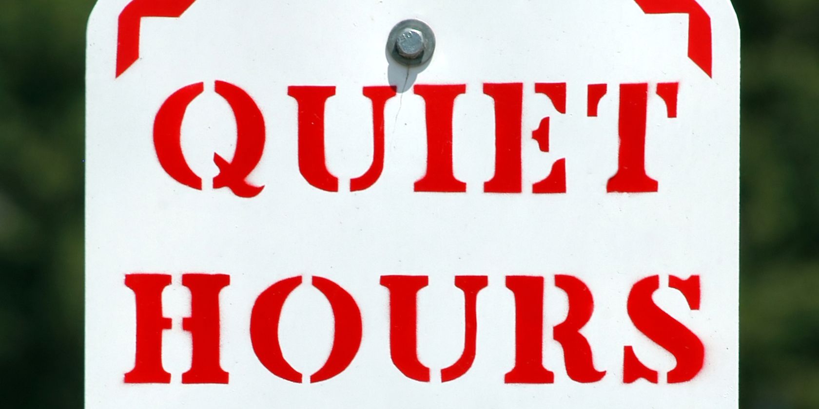 quiet-hours-sign