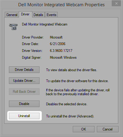 uninstall driver windows device manager