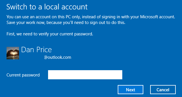 windows-10-sign-in-local-account confirmation