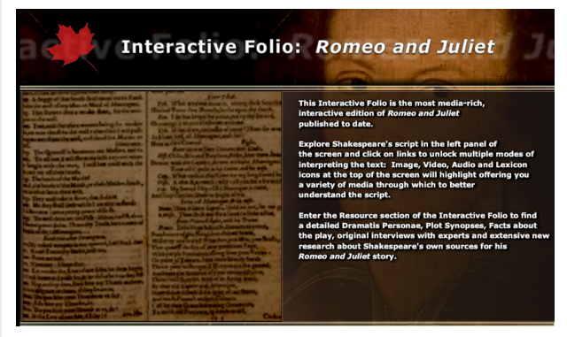 Shakespeare Interactive Folio