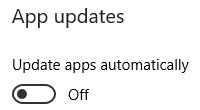 Windows Store App Updates