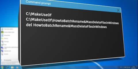 How To Batch Rename Mass Delete Files In Windows