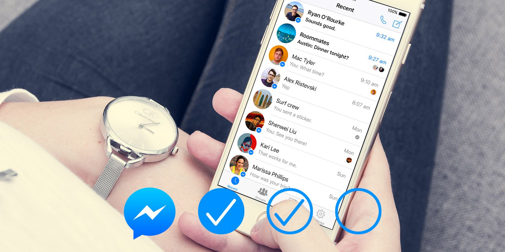 messenger icon on facebook