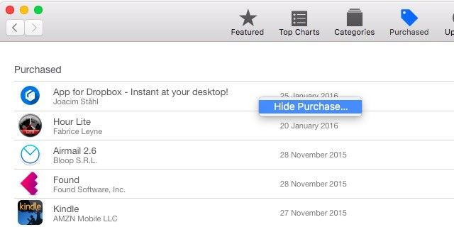 How to Hide Your iTunes and Mac App Store Purchases