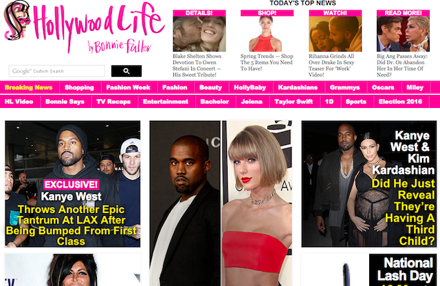10 Websites To Bookmark For The Latest Hollywood Gossip