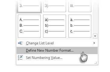 powerpoint number list on mac - format for gradational changes on indent?